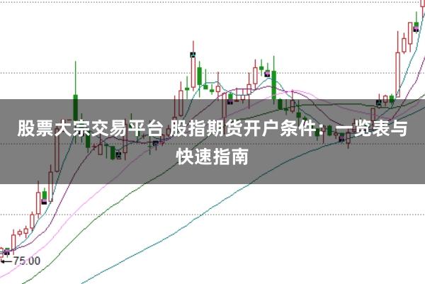 股票大宗交易平台 股指期货开户条件：一览表与快速指南