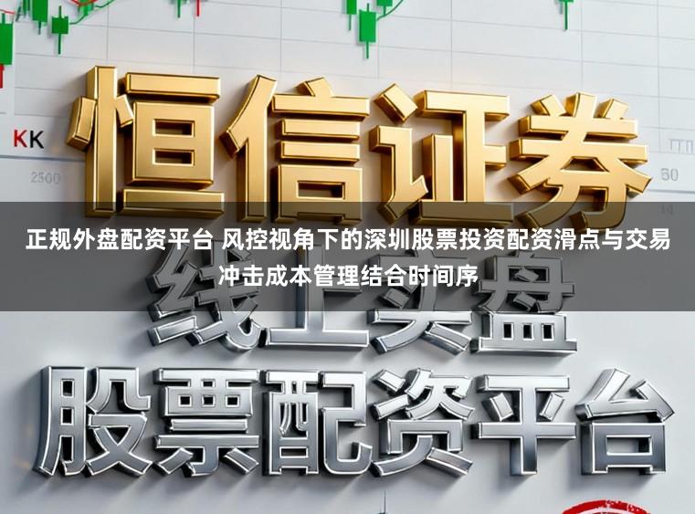 正规外盘配资平台 风控视角下的深圳股票投资配资滑点与交易冲击成本管理结合时间序