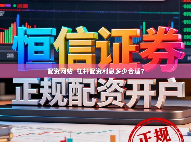 配资网站 杠杆配资利息多少合适?